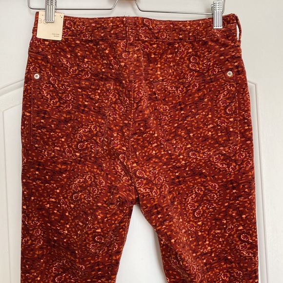 NWT stretchy corduroy high waisted skinny Anthropologie Pilcro pants size 30 - Picture 8 of 13
